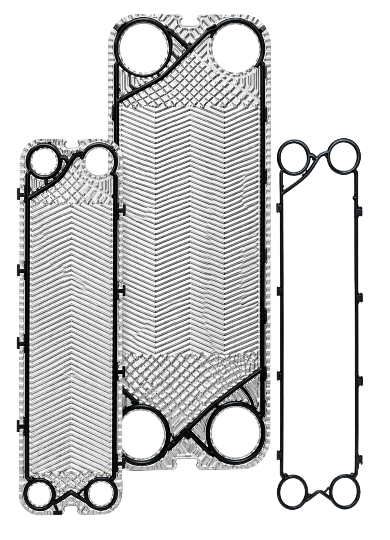 Placas para trocador de calor de placas